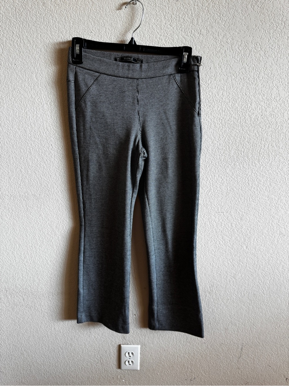 Zara Dark Gray Flare Ponte Jeans